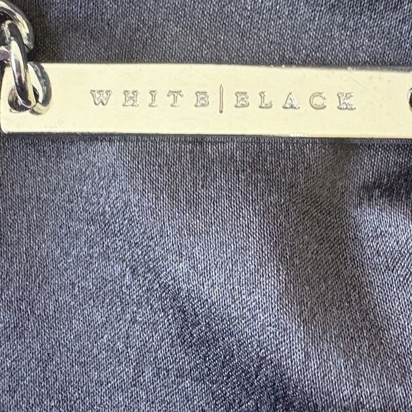 White House Black Market Jacket Size 8 Black/White Polka Dot Silk Career Office - Picture 6 of 15